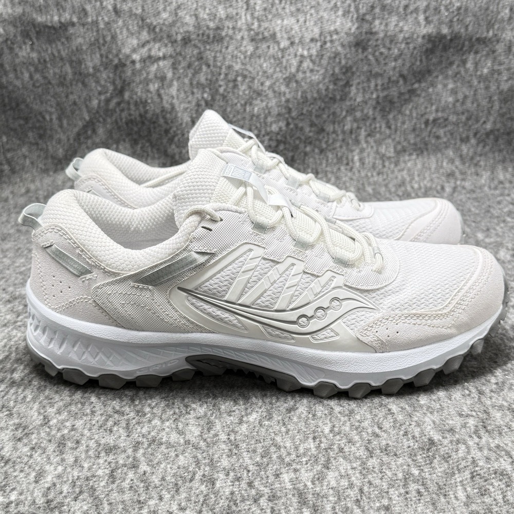 Saucony Grid Web Unisex Size 10.5 All White S70814-11 2024 Retro‎ Sneaker